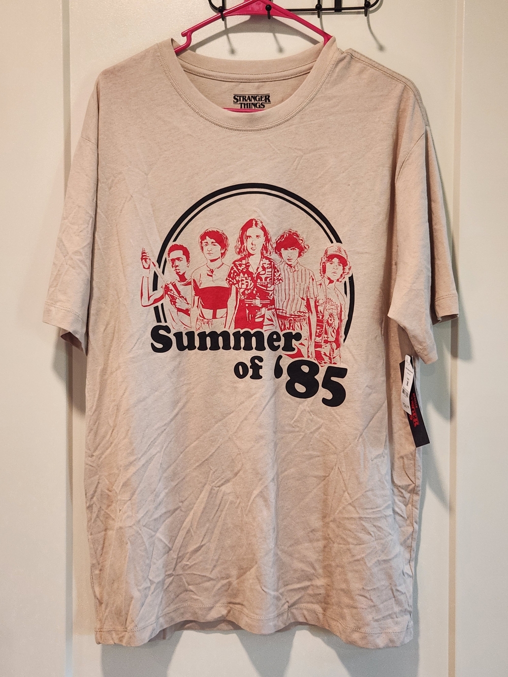 Stranger Things Summer Of '85 Oversized T-Shirt Medium NWT